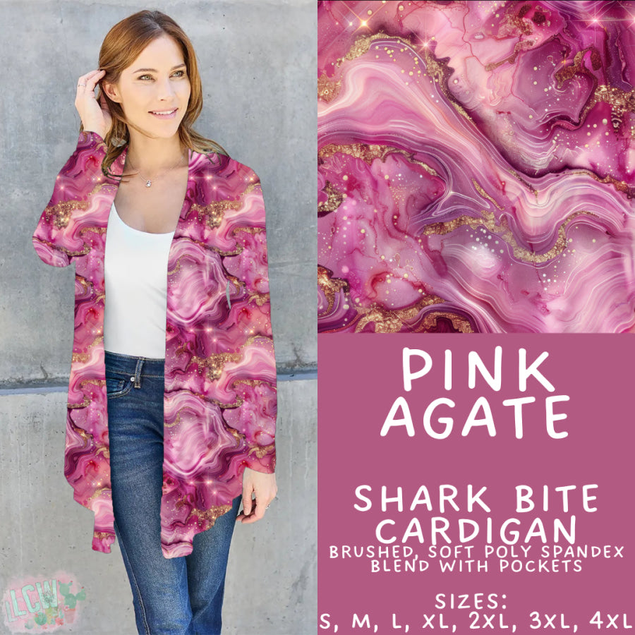 Preorder Custom Styles - Pink Agate - Closes 17 Nov - ETA early Feb 2026 Leggings