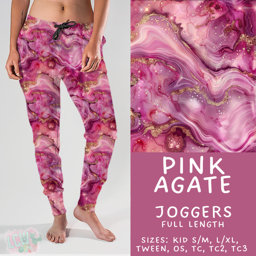 Preorder Custom Styles - Pink Agate - Closes 17 Nov - ETA early Feb 2026 Leggings