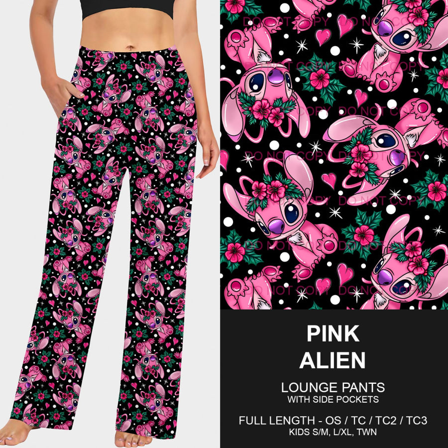 PREORDER Custom Styles - Pink Alien - Closes 3 Dec - ETA mid Feb 2025 Loungewear