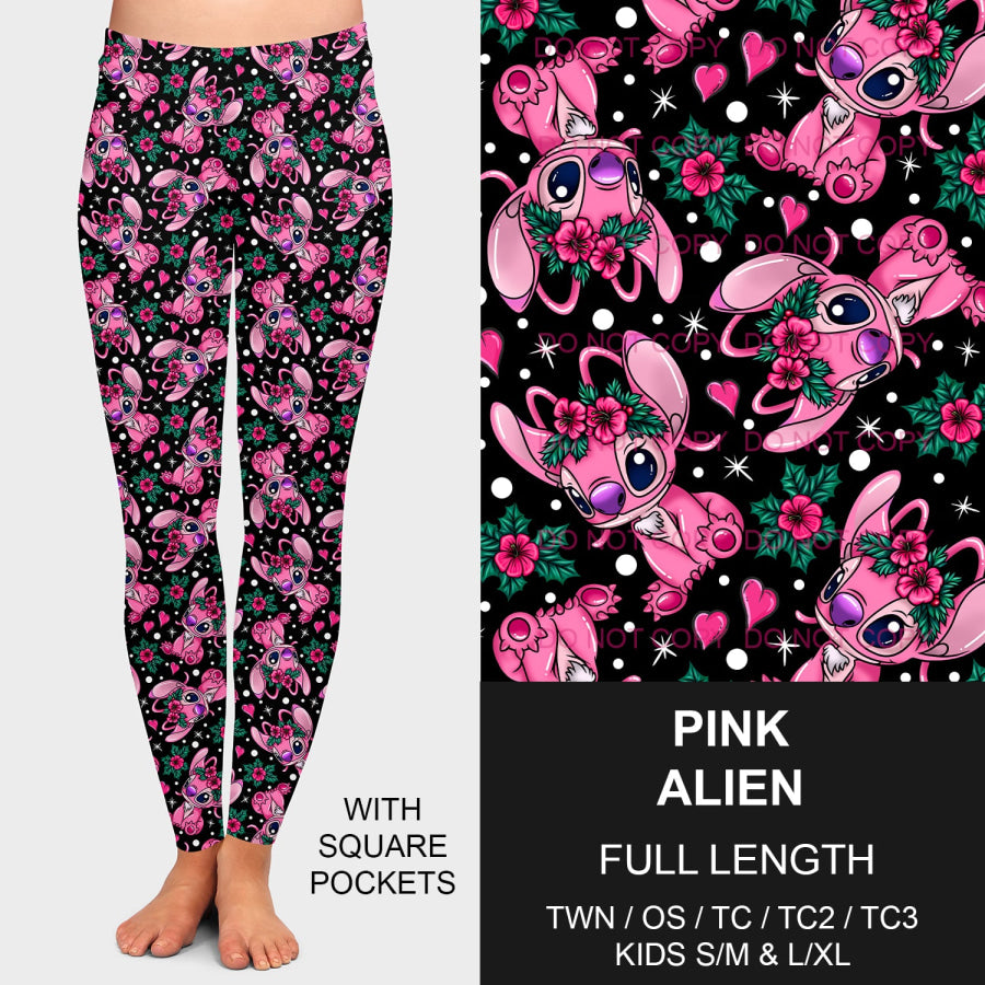 PREORDER Custom Styles - Pink Alien - Closes 3 Dec - ETA mid Feb 2025 Loungewear