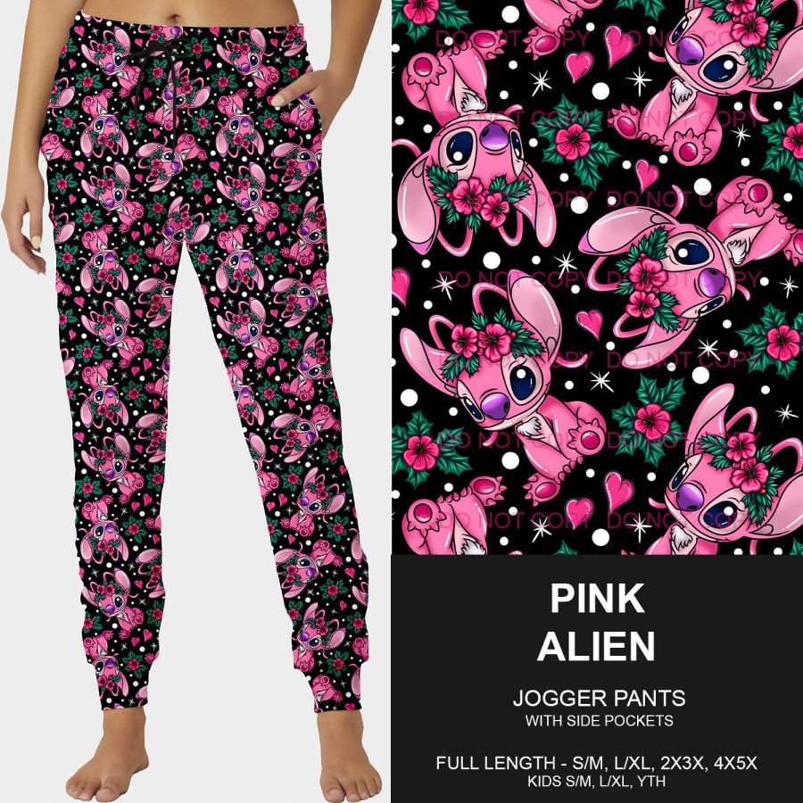 PREORDER Custom Styles - Pink Alien - Closes 3 Dec - ETA mid Feb 2025 Loungewear