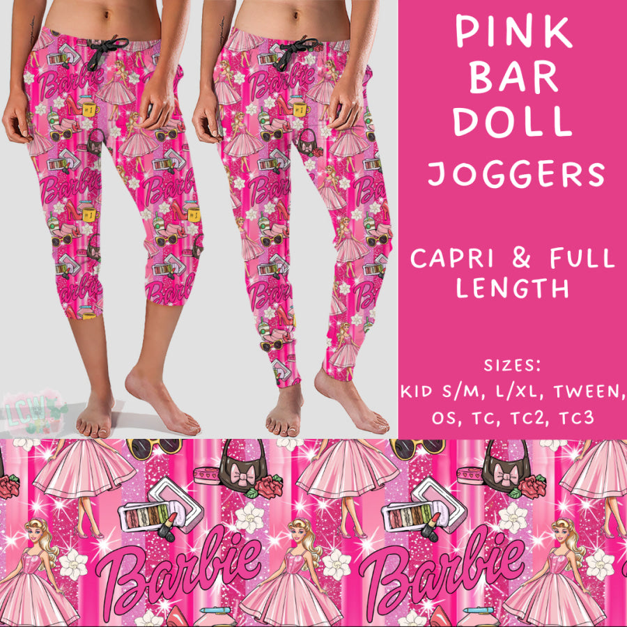 Preorder Custom Styles - Pink Bar Doll - Closes 2 Dec - ETA late Feb 2025 Leggings