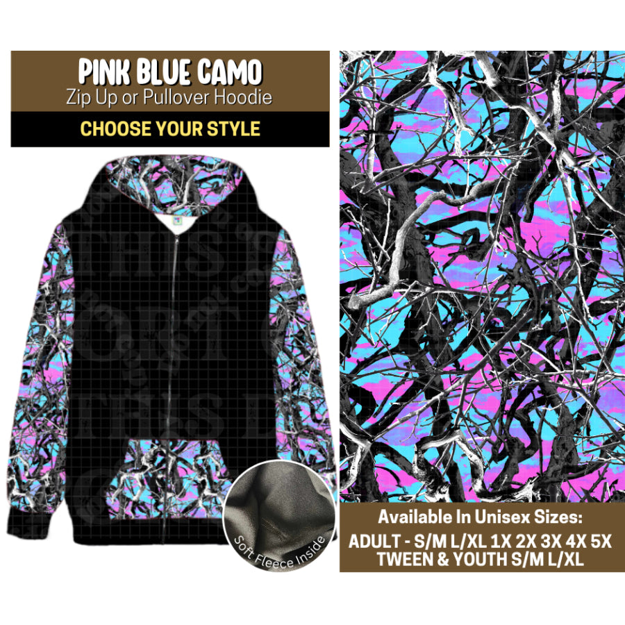 Preorder Custom Styles Pink Blue Camo Closes 12 Sep ETA mid Jan 2026 Leggings