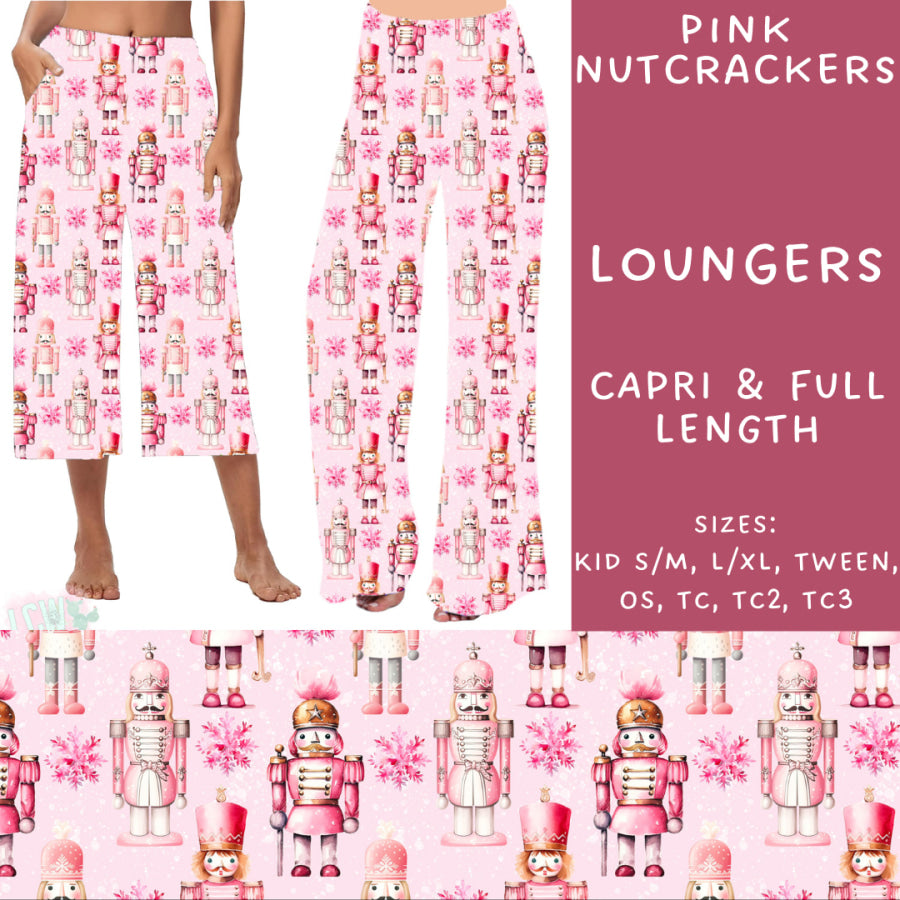 Preorder Custom Styles - Pink Nutcrackers - Closes 31 Oct - ETA early Jan 2025 Leggings