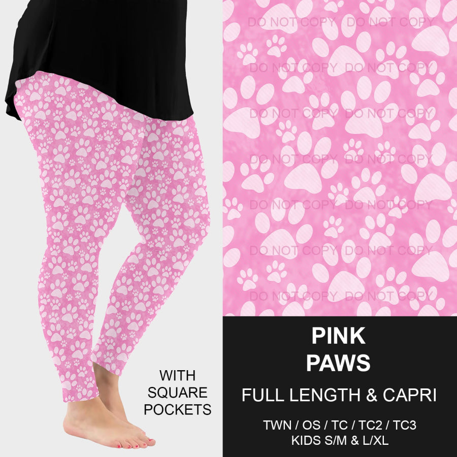 PREORDER Custom Styles - Pink Paws - Closes 18 Mar - ETA mid Jun 2025 Loungewear