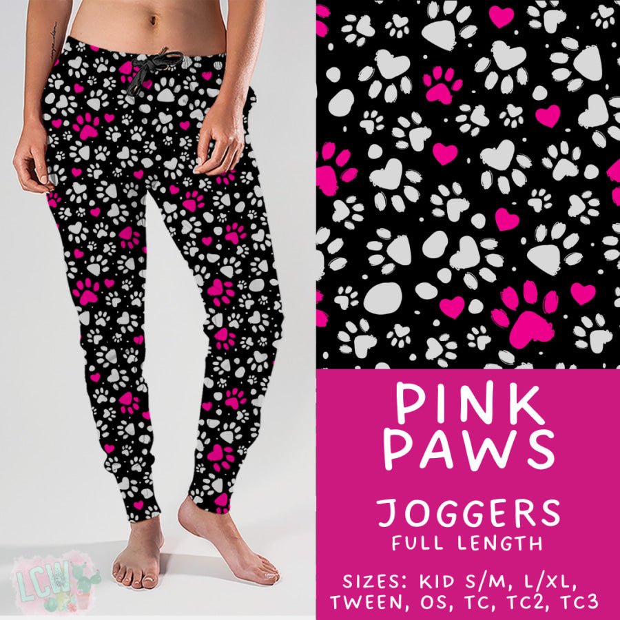Preorder Custom Styles Pink Paws Closes 4 Sep ETA late Nov 2025 Leggings