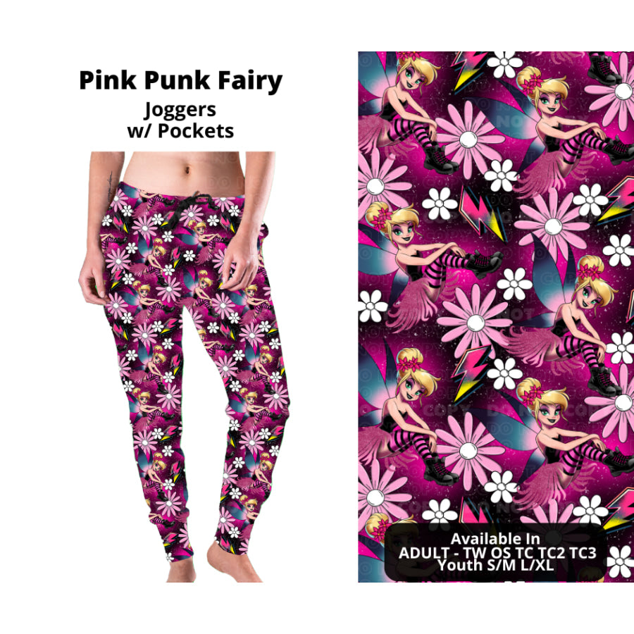 PREORDER Custom Styles - Pink Punk Fairy - Closes 21 Nov - ETA late Feb 2025 Leggings