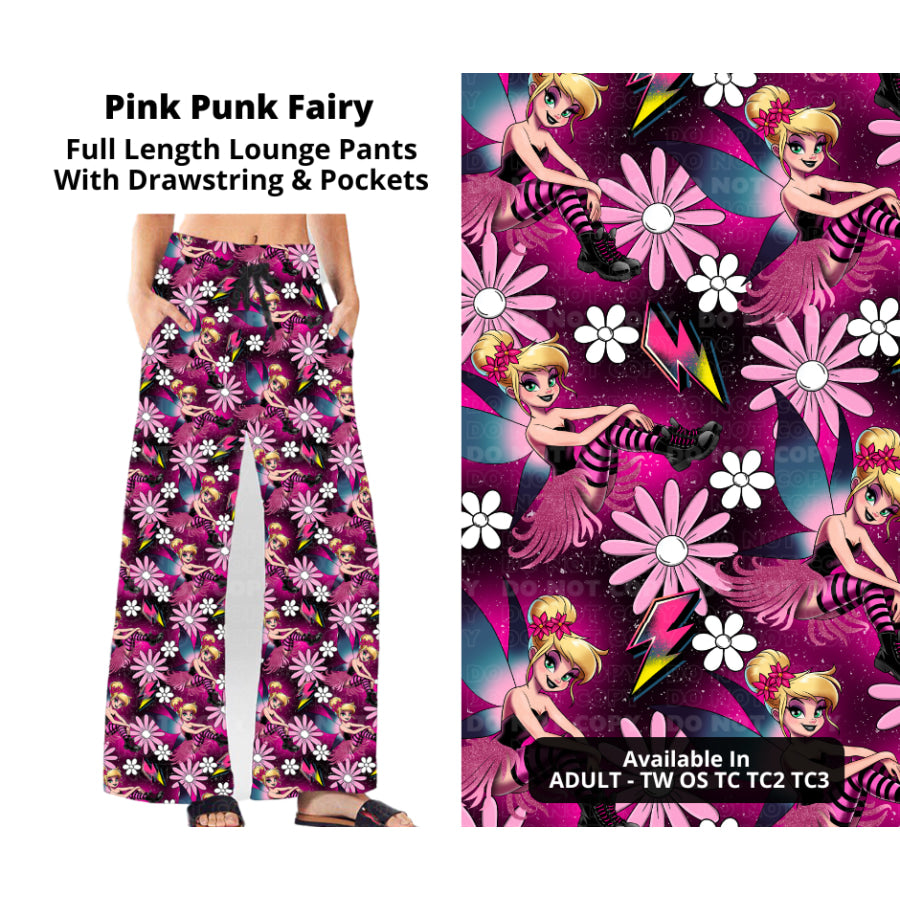 PREORDER Custom Styles - Pink Punk Fairy - Closes 21 Nov - ETA late Feb 2025 Leggings