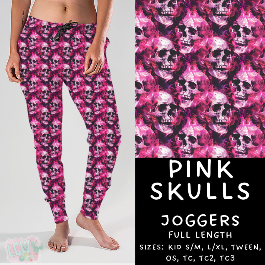 Preorder Custom Styles - Pink Skulls - Closes 10 Mar - ETA early Jun 2025 Leggings