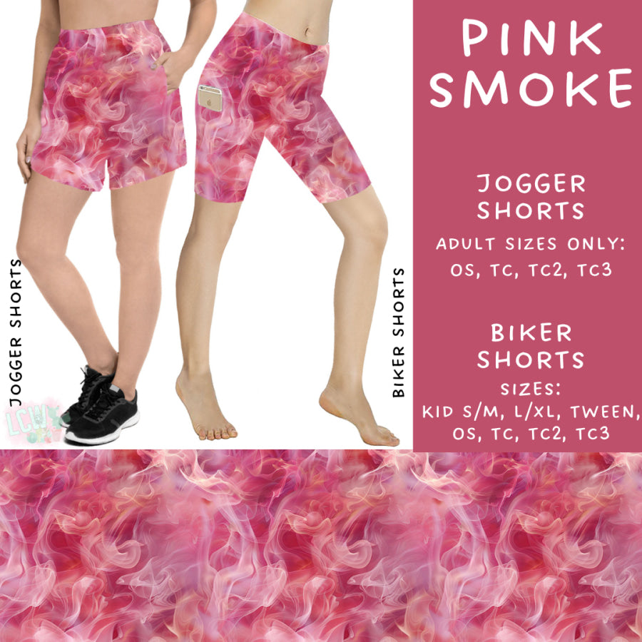 Preorder Custom Styles - Pink Smoke - Closes 20 Feb - ETA mid May 2025 Leggings