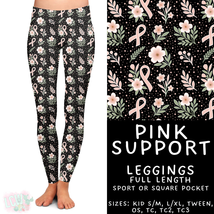 Preorder Custom Styles Pink Support Closes 4 Sep ETA late Nov 2025 Leggings