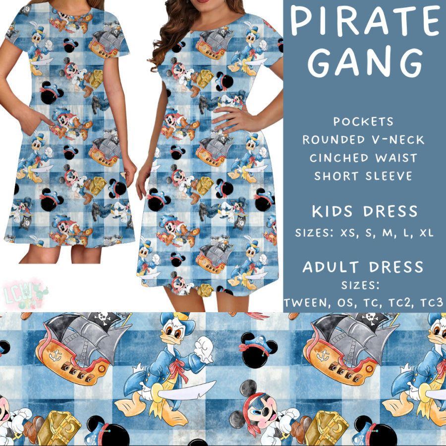 Preorder Custom Styles - Pirate Gang - Closes 12 Mar - ETA early Jun 2025 Leggings