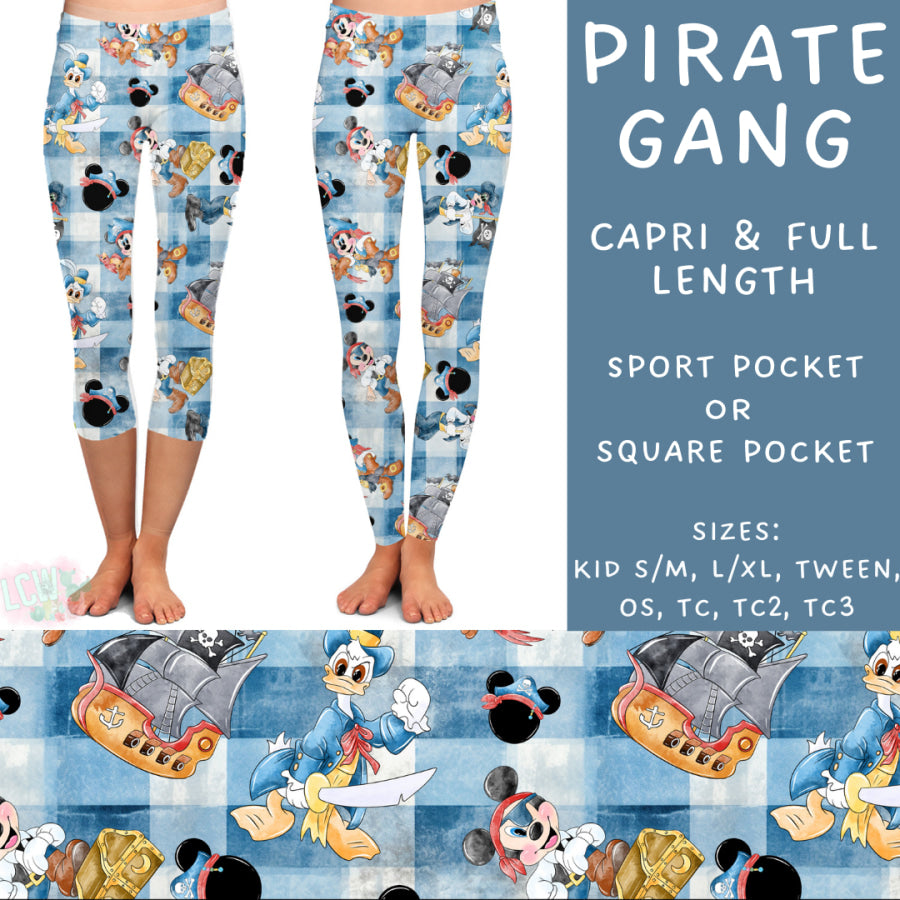 Preorder Custom Styles - Pirate Gang - Closes 12 Mar - ETA early Jun 2025 Leggings