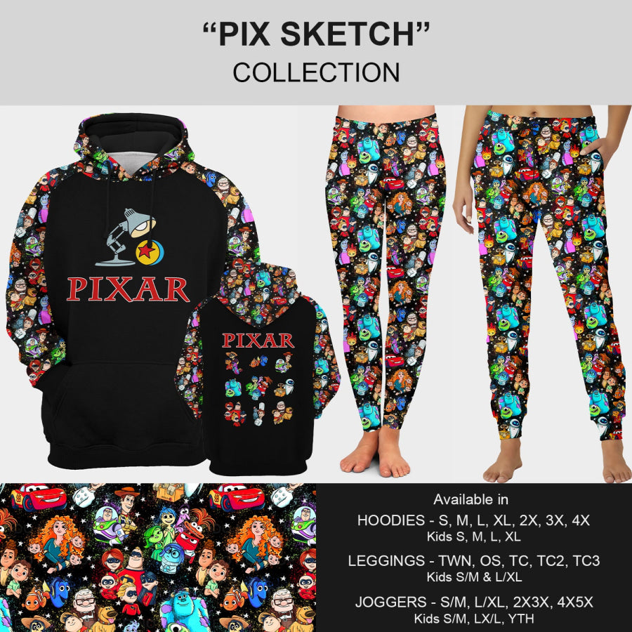 PREORDER Custom Styles - Pix Sketch - Closes 19 Nov - ETA mid Feb 2025 Loungewear