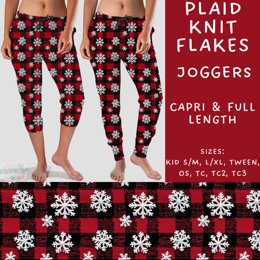 Preorder Custom Styles - Plaid Knit Flakes - Closes 31 Oct - ETA early Jan 2025 Leggings