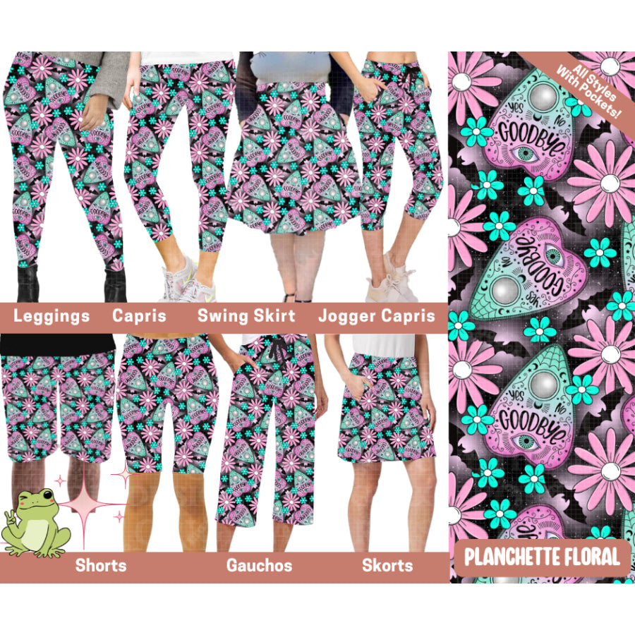 Preorder Custom Styles - Planchette Floral - Closes 4 Jun - ETA early Oct 2025 Leggings