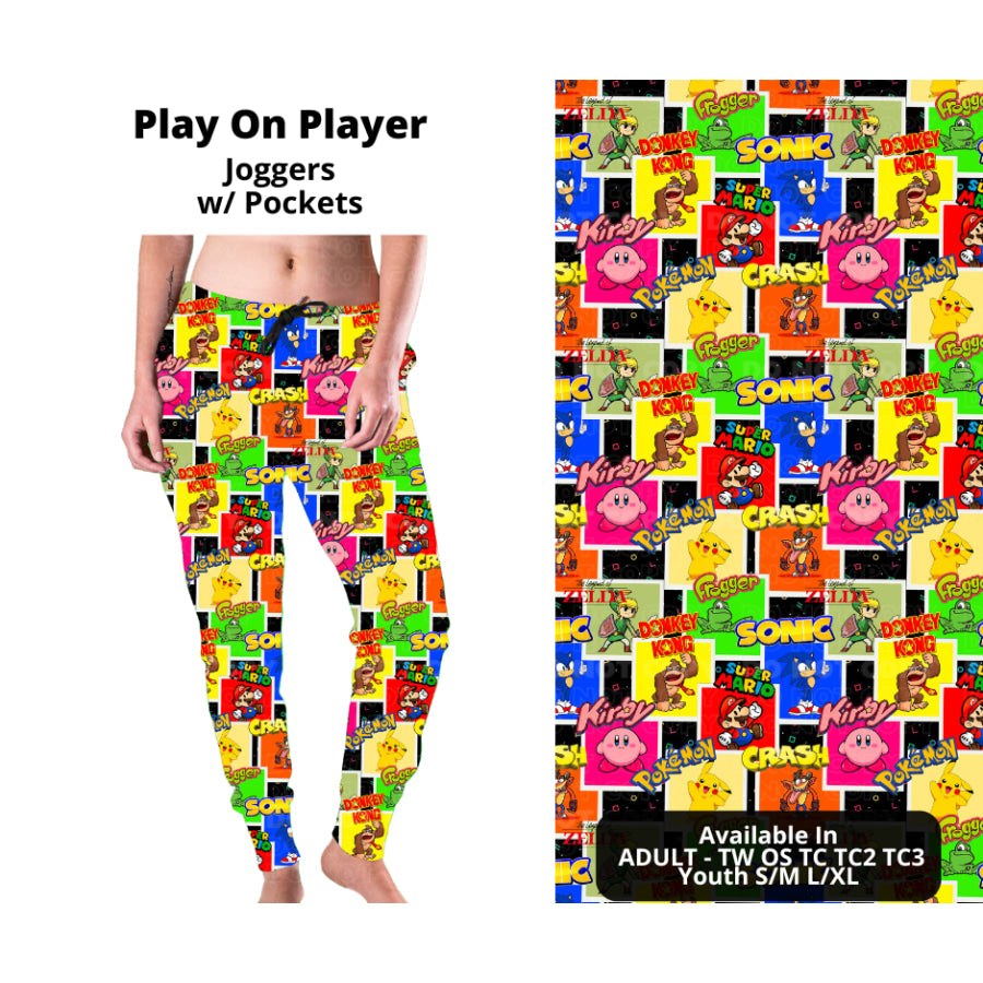 PREORDER Custom Styles - Play On Player - Closes 27 Nov - ETA late Feb 2025 Leggings