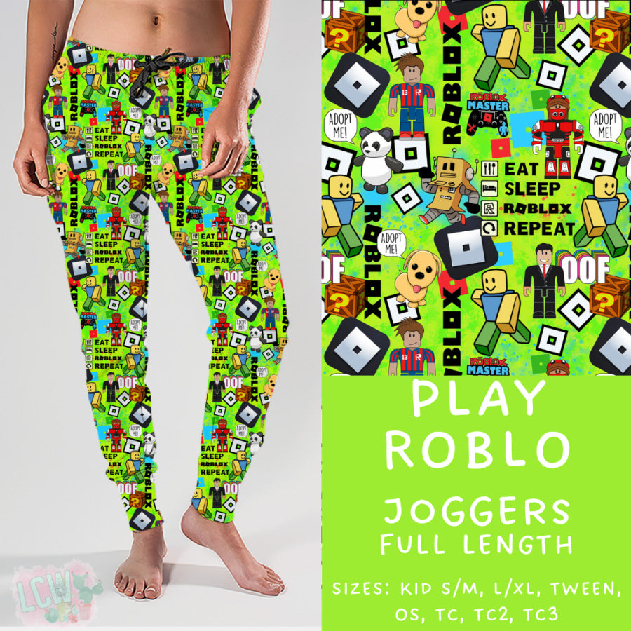 Preorder Custom Styles - Play Roblo - Closes 29 Jan - ETA late Apr 2025 Leggings