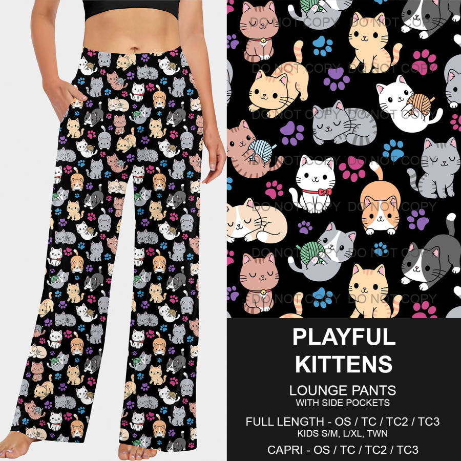 PREORDER Custom Styles - Playful Kittens - Closes 18 Mar - ETA mid Jun 2025 Loungewear