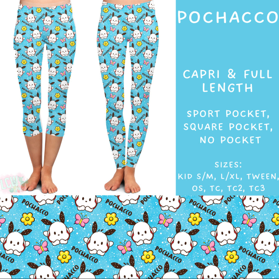 Preorder Custom Styles - Pochacco - Closes 10 Jan - ETA early Apr 2025 Leggings