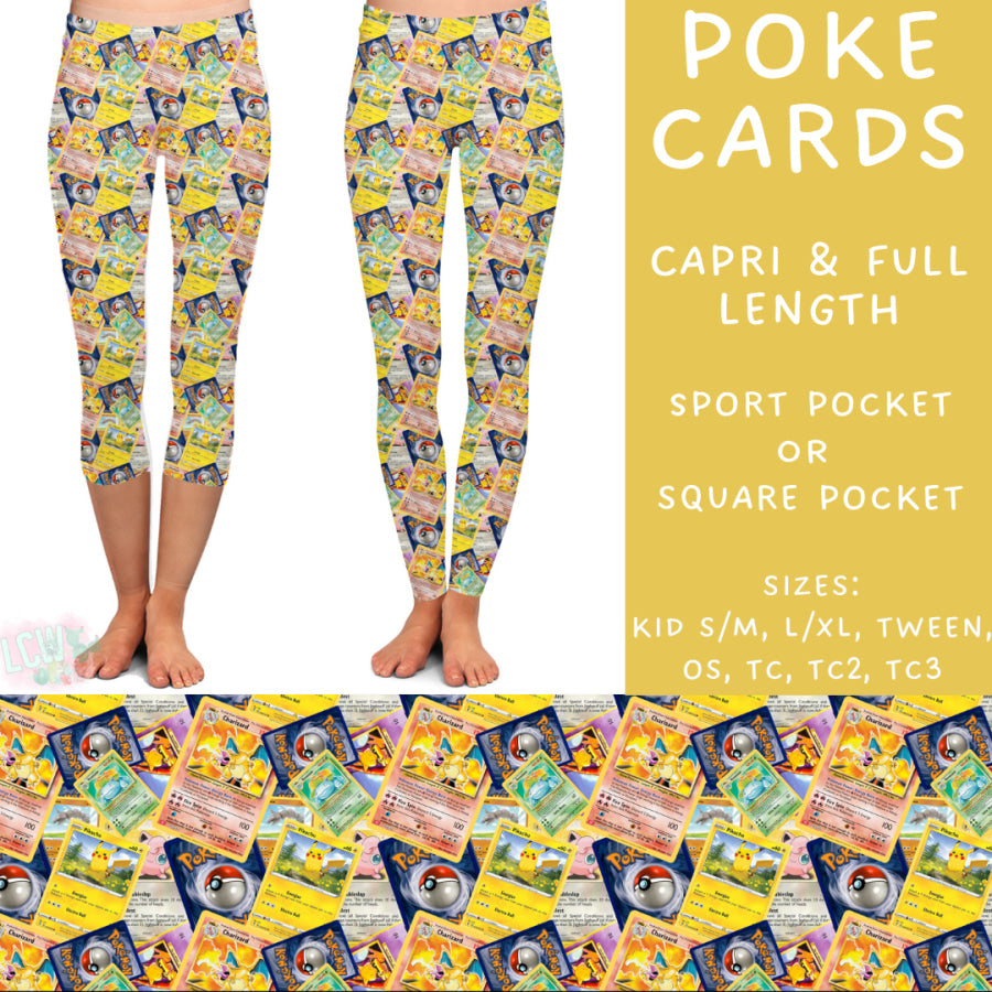 Preorder Custom Styles - Poke Cards - Closes 5 Mar - ETA late May 2025 Leggings