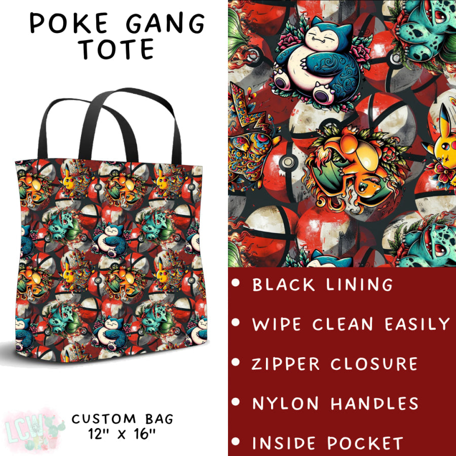 Preorder Custom Styles - Poke Gang - Closes 10 Mar - ETA early Jun 2025 Leggings