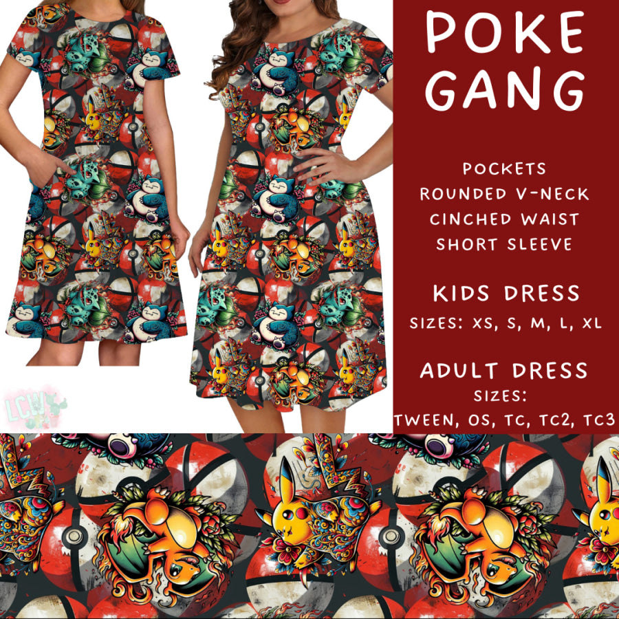 Preorder Custom Styles - Poke Gang - Closes 10 Mar - ETA early Jun 2025 Leggings