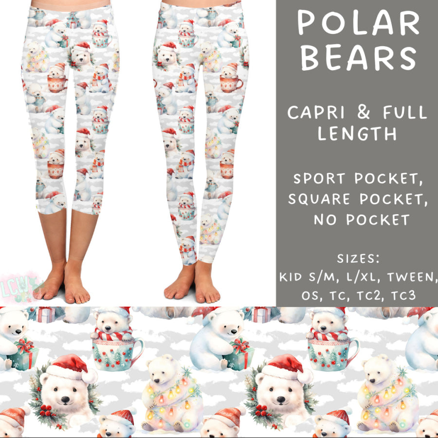 Preorder Custom Styles - Polar Bears - Closes 31 Oct - ETA early Jan 2025 Leggings