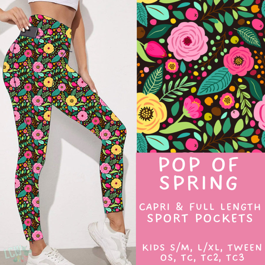 Preorder Custom Styles - Pop Of Spring - Closes 30 Jan - ETA late Apr 2025 Leggings