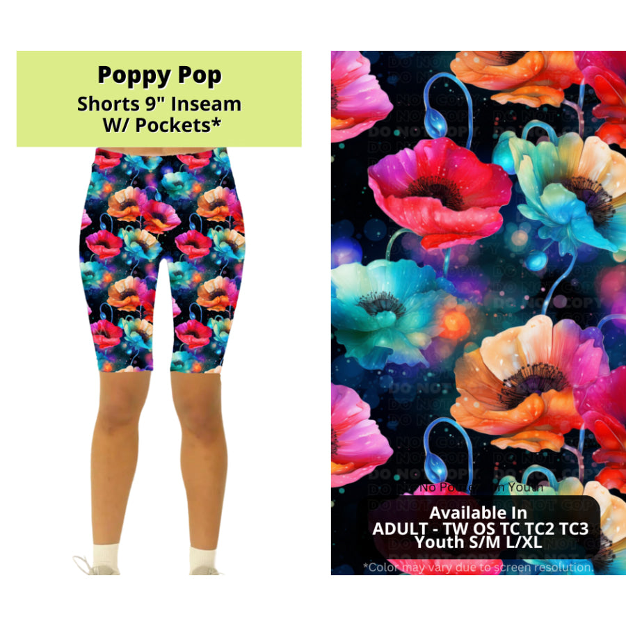 Preorder Custom Styles - Poppy Pop - Closes 24 Mar - ETA late Jun 2025 Leggings