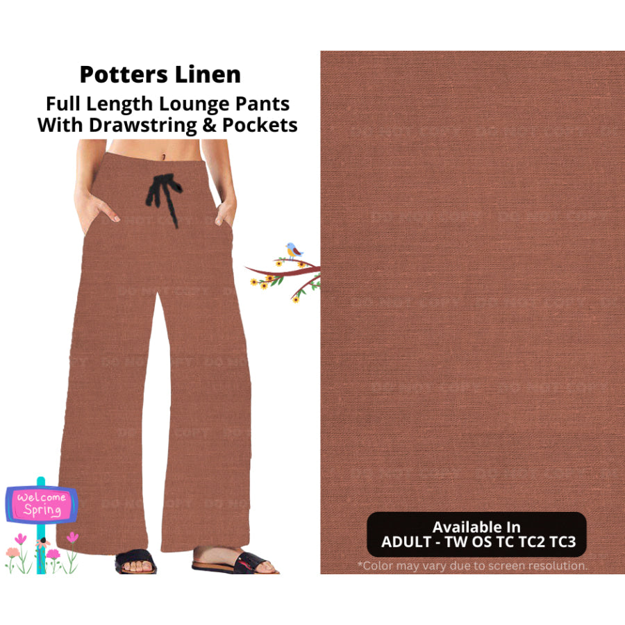 PREORDER Custom Styles - Potters Linen - Closes 8 Jan - ETA late Apr 2025 Leggings