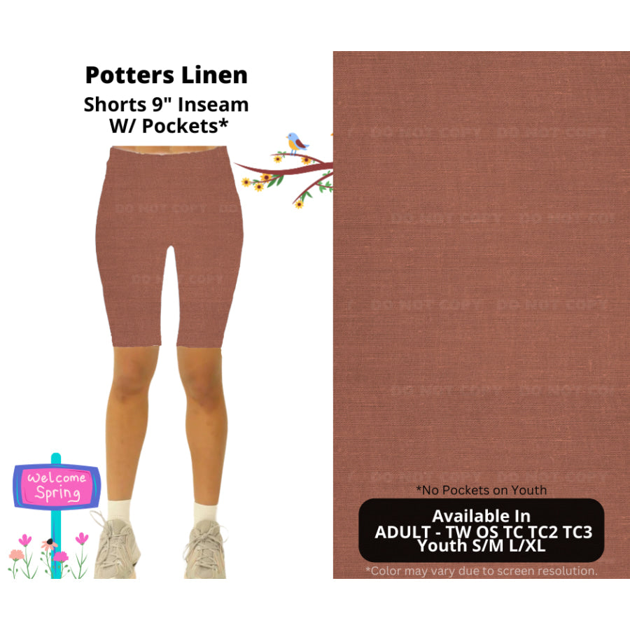 PREORDER Custom Styles - Potters Linen - Closes 8 Jan - ETA late Apr 2025 Leggings