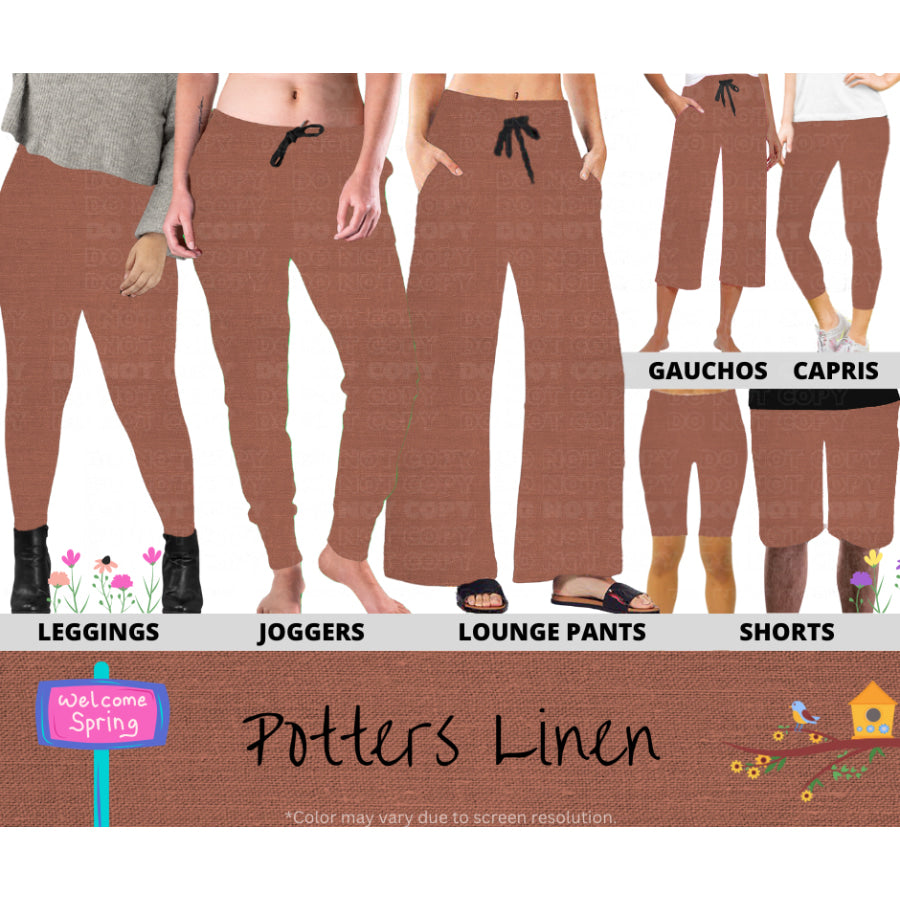 PREORDER Custom Styles - Potters Linen - Closes 8 Jan - ETA late Apr 2025 Leggings