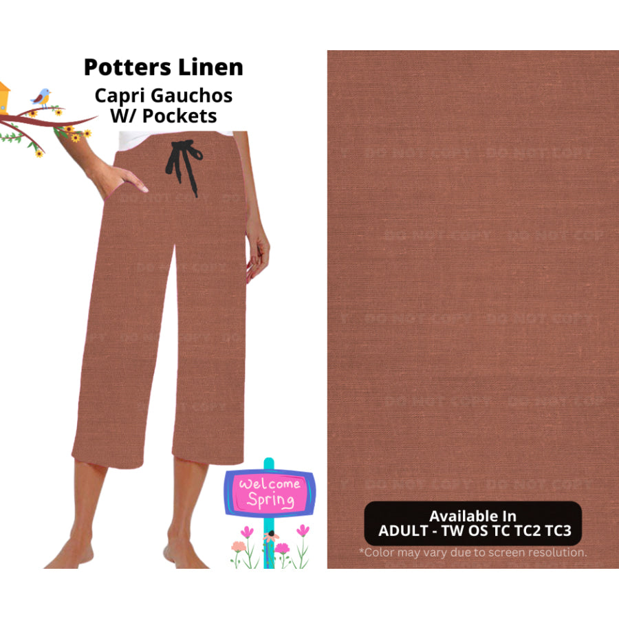 PREORDER Custom Styles - Potters Linen - Closes 8 Jan - ETA late Apr 2025 Leggings