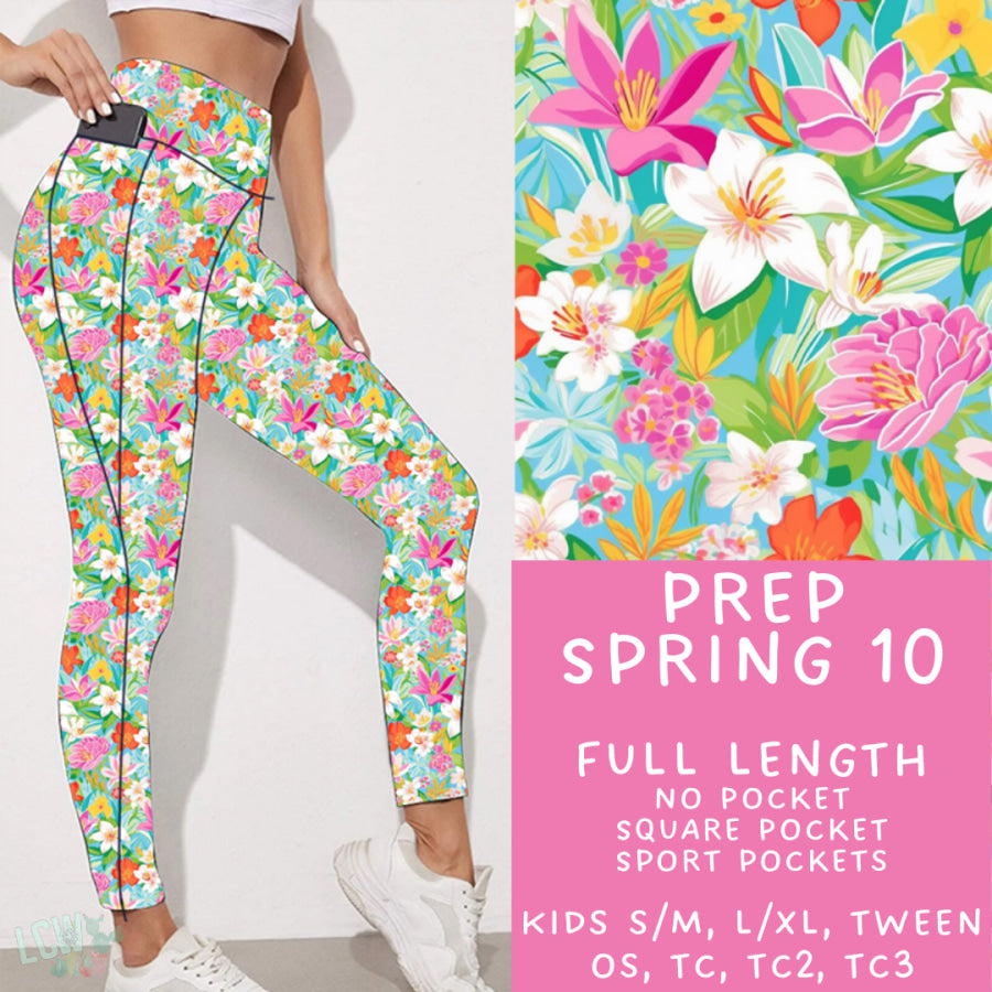 Preorder Custom Styles - Prep Spring 10 - Closes 27 Feb - ETA late May 2025 Leggings