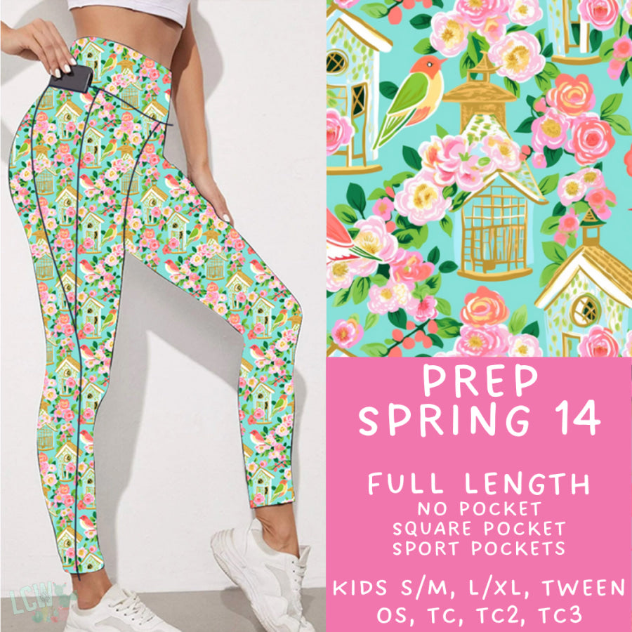 Preorder Custom Styles - Prep Spring 14 - Closes 27 Feb - ETA late May 2025 Leggings