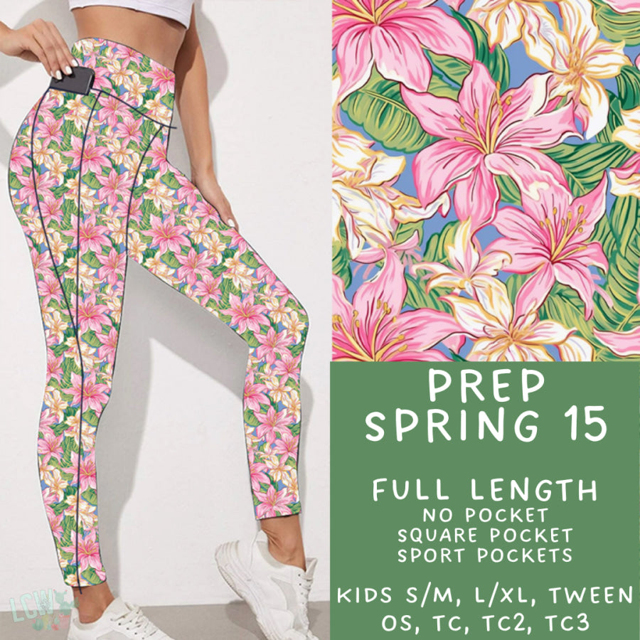 Preorder Custom Styles - Prep Spring 15 - Closes 27 Feb - ETA late May 2025 Leggings