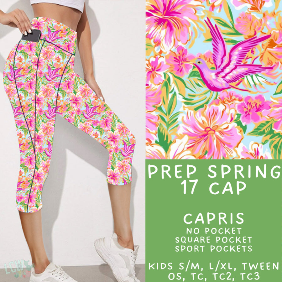 Preorder Custom Styles - Prep Spring 17 - Closes 27 Feb - ETA late May 2025 Leggings