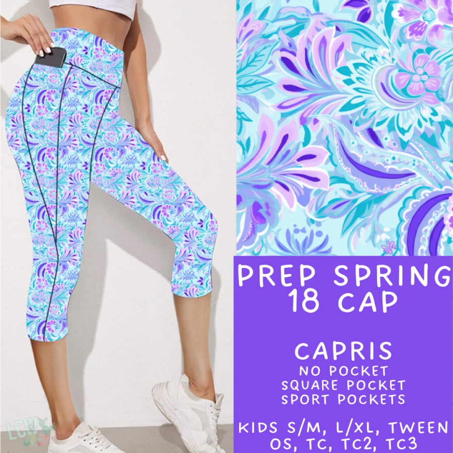 Preorder Custom Styles - Prep Spring 18 - Closes 27 Feb - ETA late May 2025 Leggings