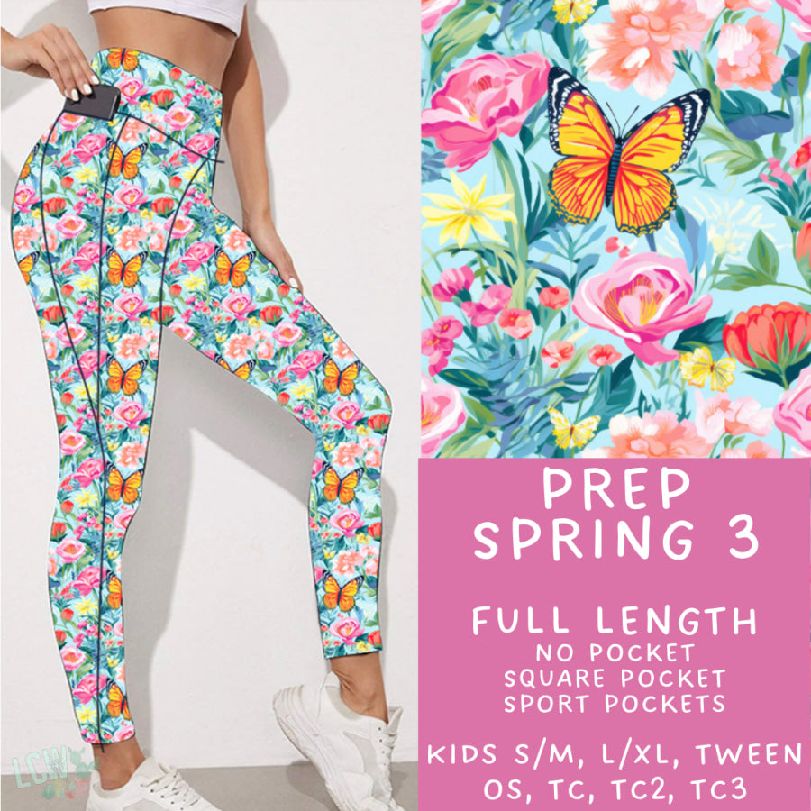 Preorder Custom Styles - Prep Spring 3 - Closes 27 Feb - ETA late May 2025 Leggings