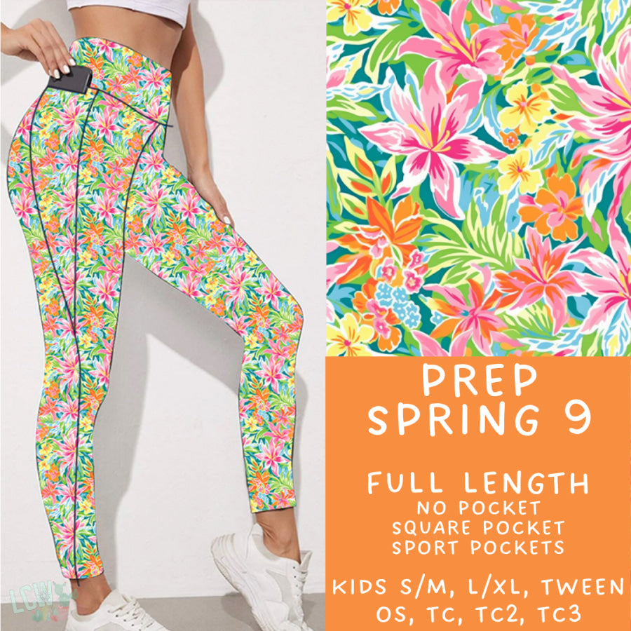 Preorder Custom Styles - Prep Spring 9 - Closes 27 Feb - ETA late May 2025 Leggings