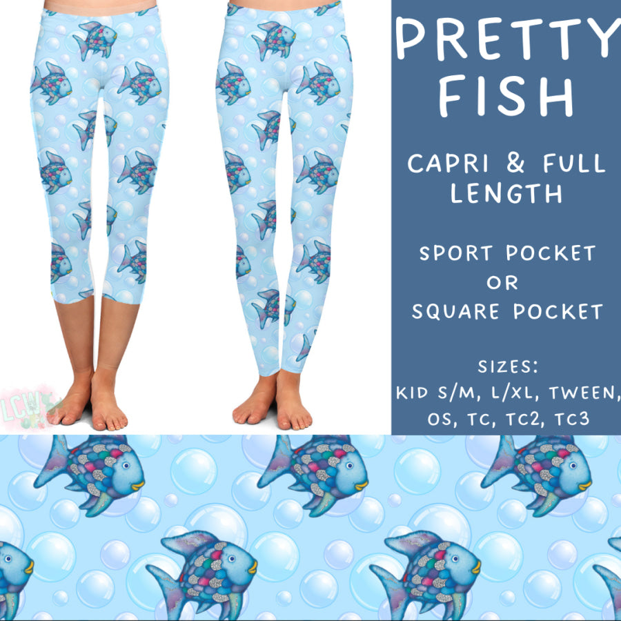 Preorder Custom Styles - Pretty Fish - Closes 21 Mar - ETA mid Jun 2025 Leggings