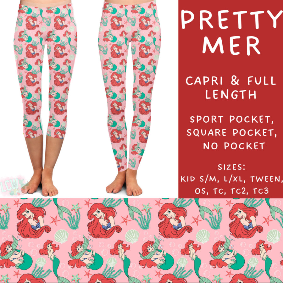 Preorder Custom Styles - Pretty Mer - Closes 18 Nov - ETA early Feb 2025 Leggings