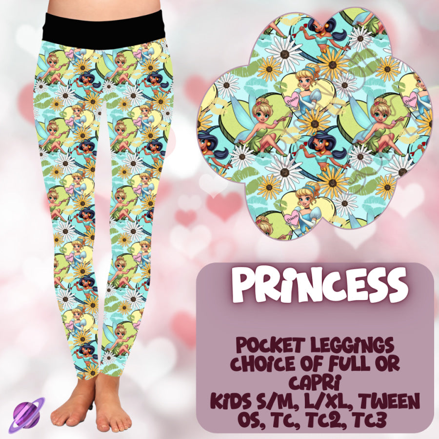 PREORDER Custom Styles - Princess - Closes 2 Dec - ETA mid Feb 2025 Leggings