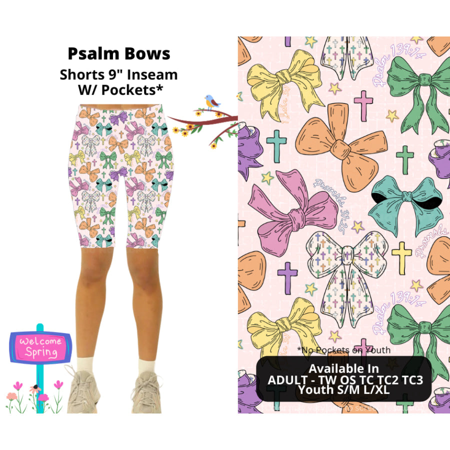 PREORDER Custom Styles - Psalm Bows - Closes 22 Jan - ETA late Apr 2025 Leggings