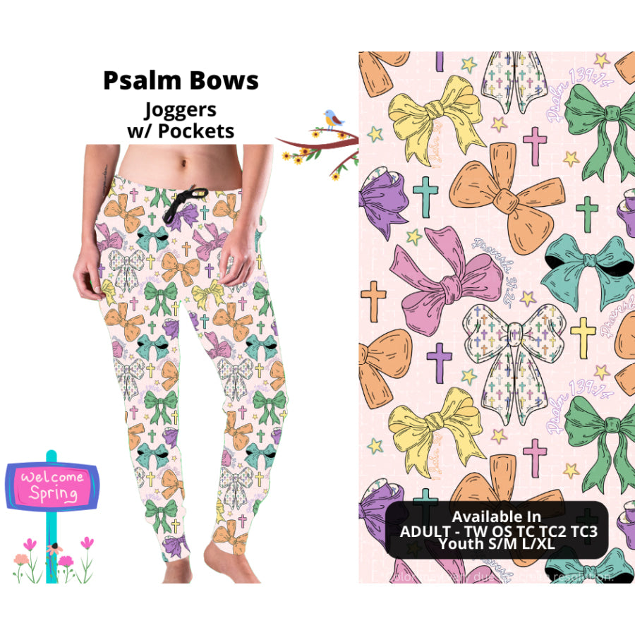 PREORDER Custom Styles - Psalm Bows - Closes 22 Jan - ETA late Apr 2025 Leggings