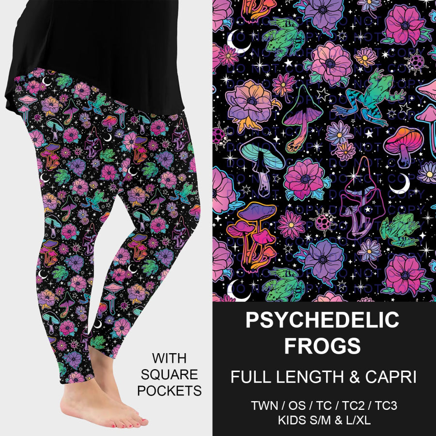Preorder Custom Styles - Psychedelic Frogs - Closes 23 Sep - ETA late Dec 2025 Loungewear