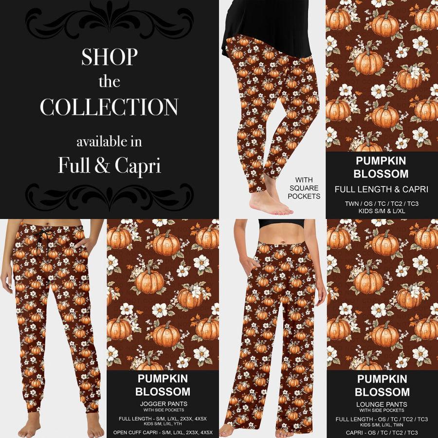 PREORDER Custom Styles - Pumpkin Blossom - Closes 29 Jul - ETA late Oct 2025 Loungewear