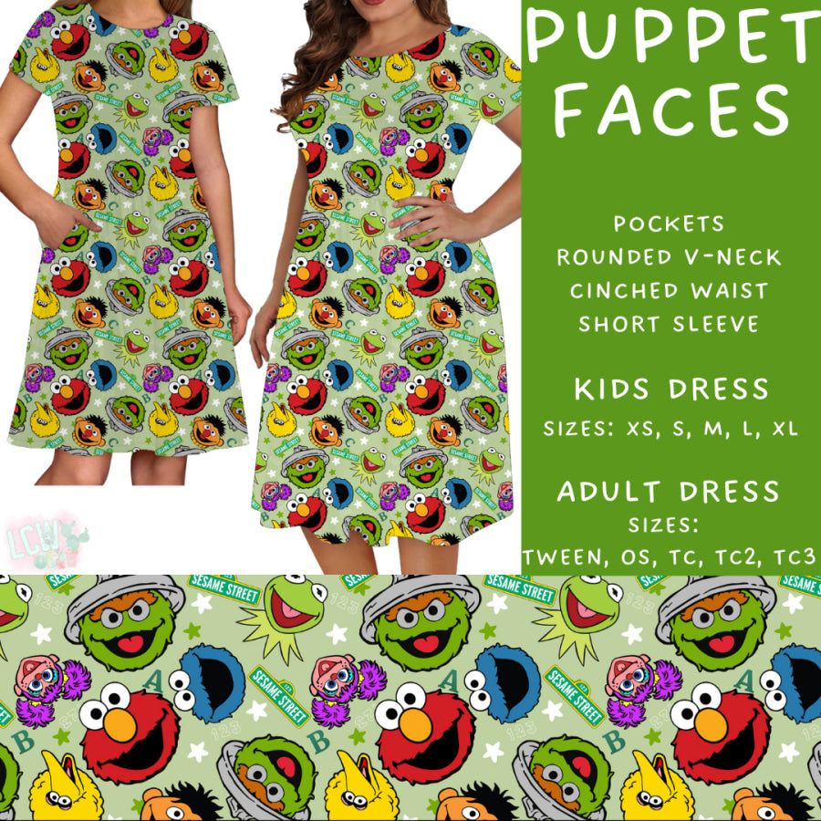 Preorder Custom Styles - Puppet Faces - Closes 21 Mar - ETA mid Jun 2025 Leggings