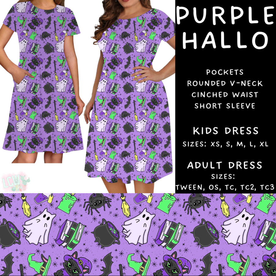 Preorder Custom Styles - Purple Hallo - Closes 28 Jun - ETA late Oct 2025 Leggings